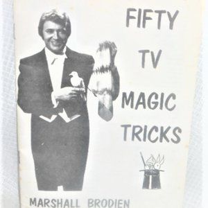 MC2 - Rare 1970's Fifty TV  MAGIC TRICKS Marshall Brodien Magician Book Circus